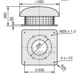 Rosenberg DH 280-4 E - описание, технические характеристики, графики